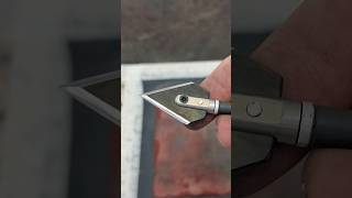 DIY Arrow Broadheads from Old Saw Blade arrow archery diy satisfying [upl. by Itin]