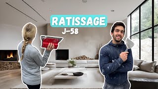 FIN DES ENDUITS  Ratissages totals  VLOG Rénovation Hangar 60 [upl. by Nennek152]