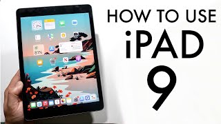 How To Use Your iPad 9th Generation Complete Beginners Guide [upl. by Aiotal]