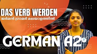 Das Verb „werden“  MALAYALAM  A2 ജർമൻ ഗ്രാമർ മലയാളത്തിൽ Learn German in Malayalam [upl. by Aitat525]