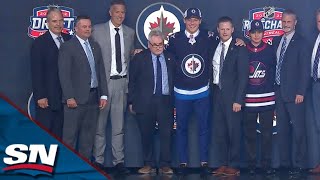 Winnipeg Jets Take Rutger McGroarty With No 14 Pick In 2022 NHL Draft [upl. by Vallo]