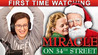 MIRACLE ON 34TH STREET 1947  MOVIE REACTION  FIRST TIME WATCHING [upl. by Brockie61]