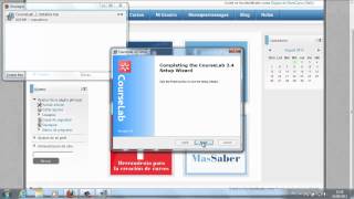 MasSaber Tutorial 1 Descarga e instalacion CourseLab [upl. by Wynne]