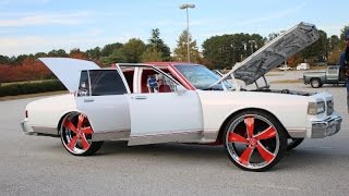 WhipAddict Joes Chevrolet Caprice Brougham on Amani Forged Vorenzo 26s Custom Car Audio [upl. by Ameen]