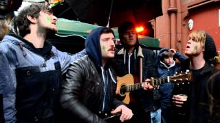 Kodaline playing quotHigh Hopesquot while busking on Grafton Street on St Patricks Day [upl. by Barth]