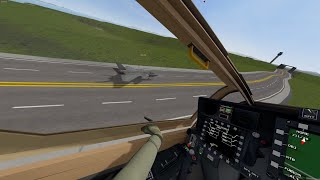 VTOL VR  Threading the needle with the AH94 Attack Helicopter Shorts [upl. by Ynad]