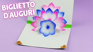 Biglietto di auguri di carta in 3d  Creazione fai da te [upl. by Inessa]