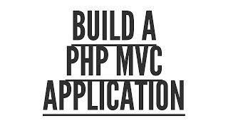 Build a PHP MVC Application Bootstrap Part 39 [upl. by Marsh440]