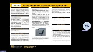 GPR 148 A study of different realtime robotic applications [upl. by Nitsua]