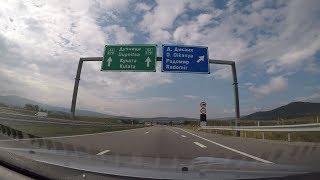 Driving on Struma Highway Bulgaria  Автомагистрала Струма България [upl. by Ttekcirc]