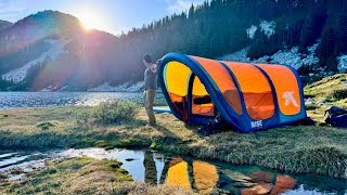 A Kickstarter Project We Love AirNest RapidInflatable Shelter With BuiltIn Mattress [upl. by Naic]