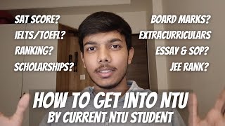 How to get into NTU Singapore from India NTU NTUsg studyabroad [upl. by Silirama]