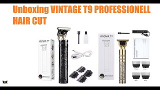 Unboxing VINTAGE T9 PROFESSIONELL HAIR CUT [upl. by Scutt430]