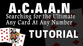 ACAAN Card Tricks  Tutorials for Any Card At Any Number  Part 1 of 5 [upl. by Alyosha759]