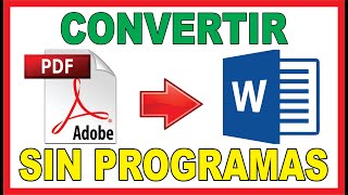 COMO EDITAR UN PDF EN WORD SIN QUE SE MODIFIQUE  3 SOLUCIONES PASO A PASO ✅ [upl. by Omarr]