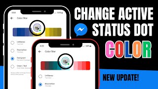 How to Change Active Status Dot Color on Messenger New Update [upl. by Assirt]