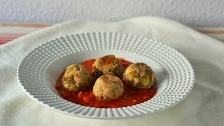 Polpette di melanzane albóndigas de berenjena italianas [upl. by Dombrowski]