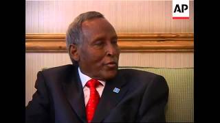 Somalian president says he is quothealthyquot during hospital stay [upl. by Nybbor]