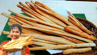 How To Make Bread Sticks Italian Grissini [upl. by Eiramik]