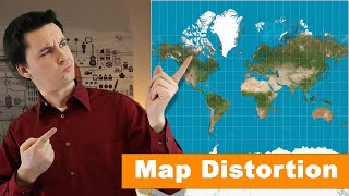 Map Distortion amp Mercator 1 Min APHG Review Shorts [upl. by Danyette345]