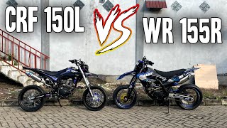 PILIH MANA SUPERMOTO CRF 150L VS SUPERMOTO WR 155R [upl. by Pearson]