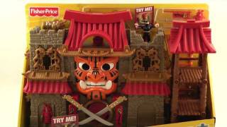 Fisher Price Imaginext Samurai Castle Ninjas [upl. by Erodisi480]