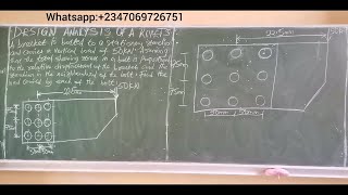 Eccentrically Loaded Riveted Joint Example 1  Eccentric Loaded Rivet Joint EpelleMichaelRowland [upl. by Nerti]