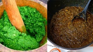 How To Cook Cassava Leaves Pondu Recipe [upl. by Korenblat]