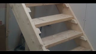 How to build Stairs Easy steps DIY staircase [upl. by Ammamaria]