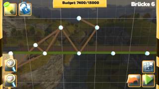 Bridge Constructor  Bridge 6  Central Mainland  Walkthrough [upl. by Kuth]