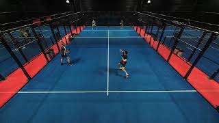 Padelmatch Vebjørn amp Halvor vs Jonas amp Torbjørn sett 1 [upl. by Herv]