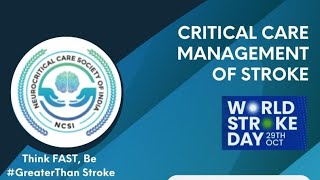 Critical Care Management of Stroke [upl. by Lemaj]