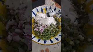 Lets quash make squash and string beans fritters [upl. by Adlesirc]