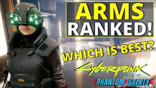 All Arm Cyberware Ranked Worst to Best in Cyberpunk 2077 20 [upl. by Dnomrej]