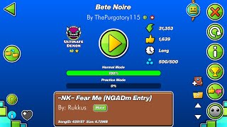 Bete Noire 100  Extreme Demon  ThePurgatory [upl. by Garling]