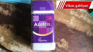 crystal azotrix  azotrix fungicide Azoxystrobin 167   Tricyclazole 333 SC  Rice special [upl. by Tanhya92]