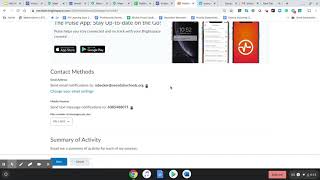 Brightspace Notification SetUp [upl. by Ragland]