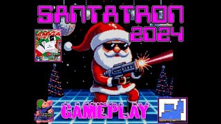 Gameplay SANTATRON 2024  AMIGA  720 [upl. by Kain]