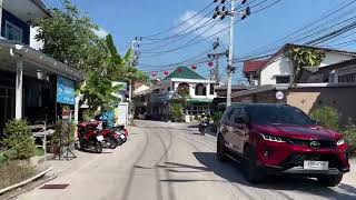 Bike Touring from Thong Sala to Haad Rin Beach [upl. by Hailahk]