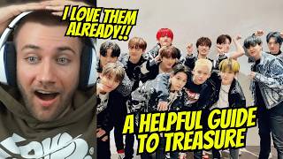 WHO ARE THEY Helpful Guide to TREASURE 12member debut era  REACTION [upl. by Arehahs]