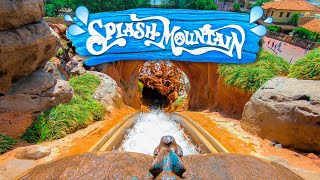 Splash Mountain Farewell FULL Ride POV 4K Magic Kingdom Walt Disney World Log Flume Ride [upl. by Lama]