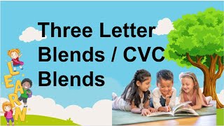 Learn to Read Short A CVC Words  Three Letter Blends [upl. by Jodi484]