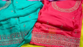 FANCY STOLES SAREES AND HANDWORK SUITSORDER NO95558655589555840005 [upl. by Retluoc]