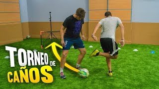 ¡TORNEO de CAÑOS en la OFICINA Retos de fútbol [upl. by Yelsnya]