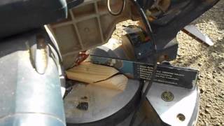 MACAllister Slide Mitre Saw Demo 01 [upl. by Slinkman]