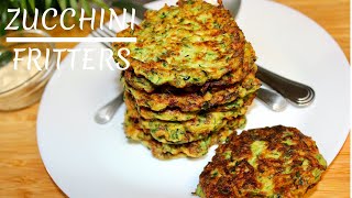 Zucchini Fritters Indian Style  Easy Zucchini Fritters Recipe  Healthy snack  Appetizer [upl. by Ryun]