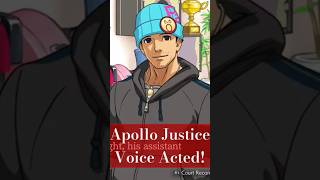 quotDr Wright his assistant Trucy and mascot Apolloquotapollojusticeaceattorneyvoiceactingvoiceover [upl. by Wager]