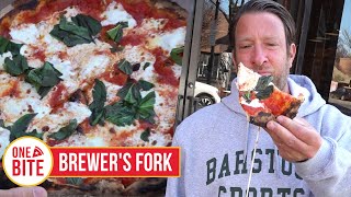 Barstool Pizza Review  Brewers Fork Charlestown MA [upl. by Jeni]