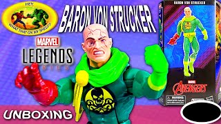 UNBOXING  Marvel Legends  BARON VON STRUCKER  Hasbro  Action Figure  Wolfgang Loves That Hydra [upl. by Lomasi]