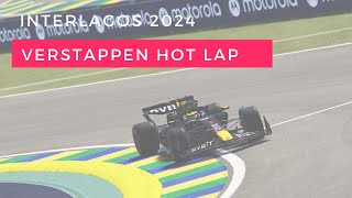 Assetto Corsa  Max Verstappen hot lap Brazil 2024 [upl. by Paxton]